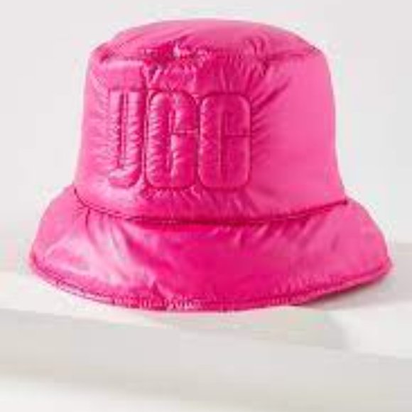 UGG Quilted Logo Bucket Hat Barbiecore main image 6
